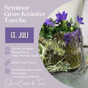 Seminar Gras-Kräutertasche bei Sabine Schreiber