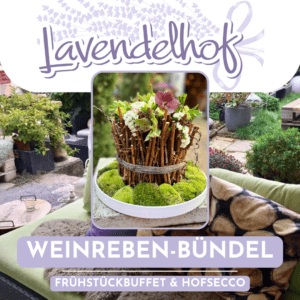 Weinrebenbündel mit floraler Füllung